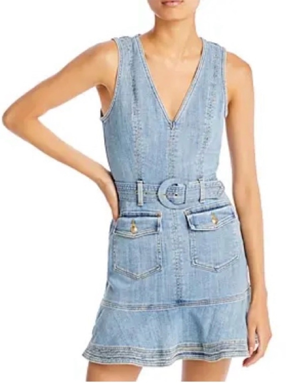 7 For All Mankind Denim Patch Pocket Dress - LIKE New! Perfect festival dress!